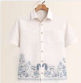 POPCORN - Fabric Cotton Was Embroidery
