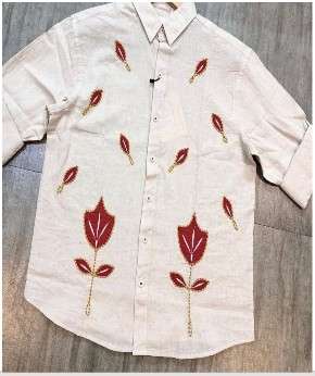 POPCORN - Fabric Cotton Was Embroidery