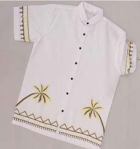 POPCORN - Fabric Cotton Was Embroidery